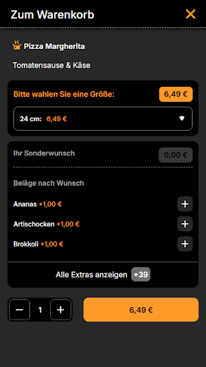 Pizza Saerbecker Liefert Screenshot 3