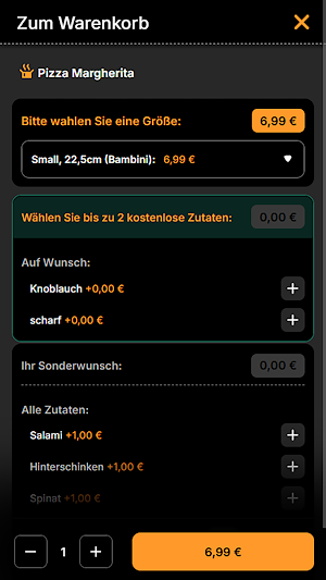 Pizzafone Düsseldorf Screenshot 3