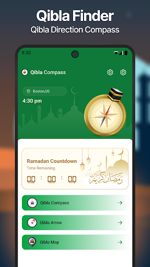Qibla Compass: Mecca Finder Screenshot 0
