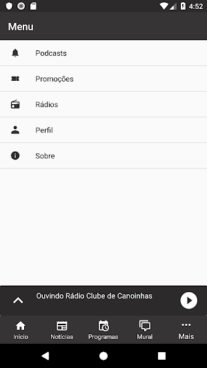 Clube FM 94,9 - Canoinhas Screenshot 2