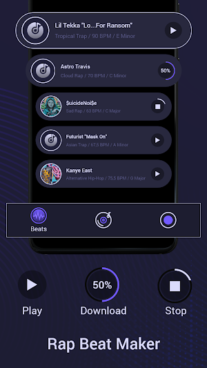 Rap Maker - Recording Rap Beat Maker Music Studio Screenshot 3