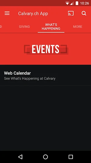 Calvary.ch App Screenshot 1