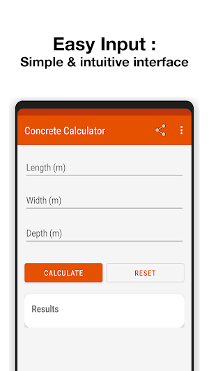 Concrete Calculator Screenshot 0
