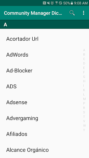 Community Manager Dictionario Screenshot 0