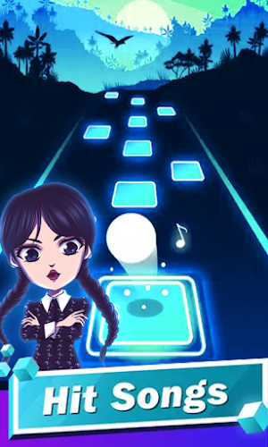 Tiles Wednesday Addams Skibidi Screenshot 1