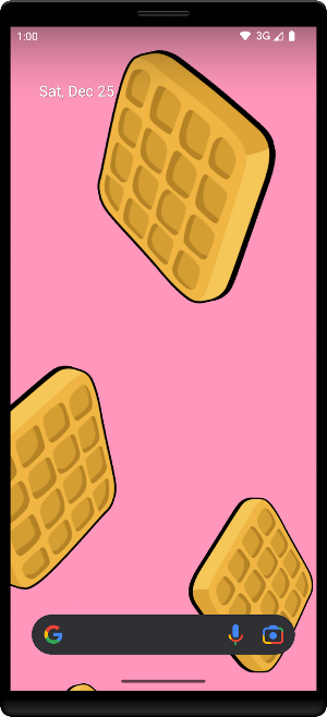 Waffles Live Wallpaper Screenshot 1
