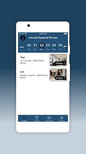 Journal Squared Fitness Screenshot 1