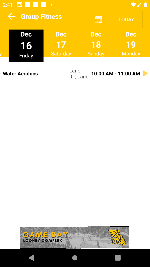 MWSU Recreation Services Screenshot 3