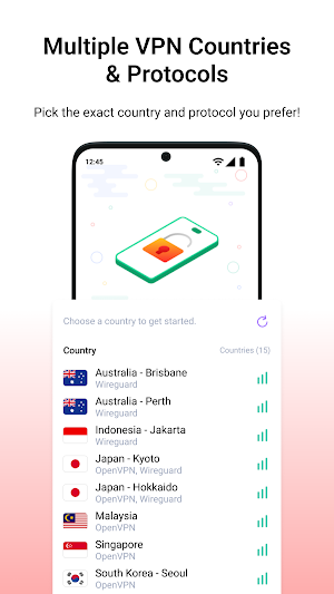 Helium VPN Screenshot 2