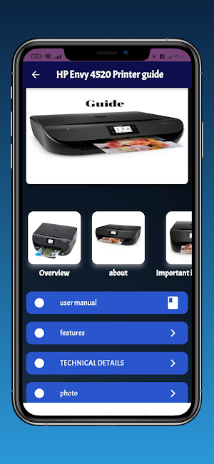 HP Envy 4520 Printer guide Screenshot 0