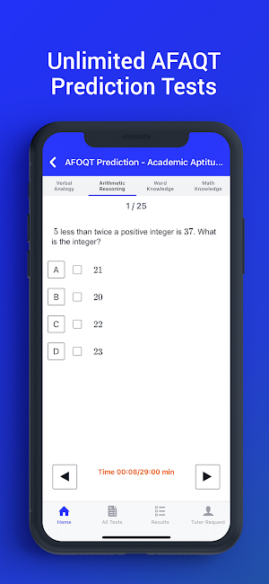 AFOQT Tutoring Screenshot 3