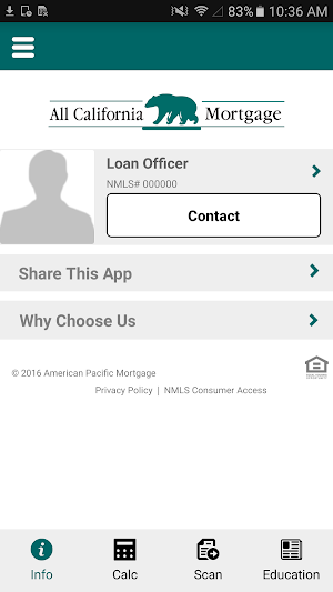 All California Mortgage Screenshot 0
