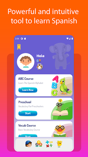 Spanish for Kids & Beginners – Learn Spanish Words Screenshot 0
