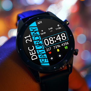 Key WF54 Digital Watch Face Screenshot 1