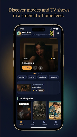 PPCine: Movies & TV Shows Screenshot 0