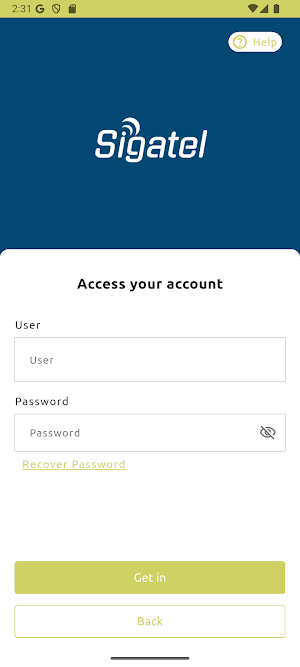 Portal Sigatel Screenshot 1
