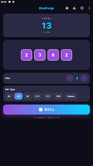DiceForge Screenshot 2