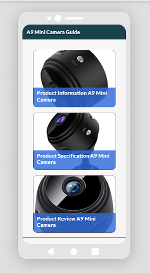 A9 Mini Camera App Guide Screenshot 1