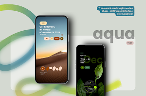 aqua kwgt Screenshot 3