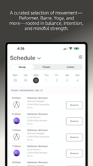 CASAYOGA Screenshot 2