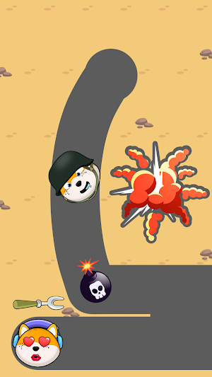Love Doge Rescue: Draw To Save Screenshot 1