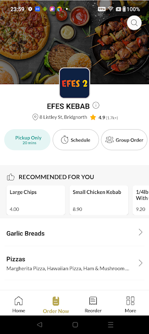 Efes Kebab Screenshot 1