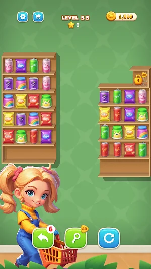 Shopping Sort - Color Puzzle Screenshot 1