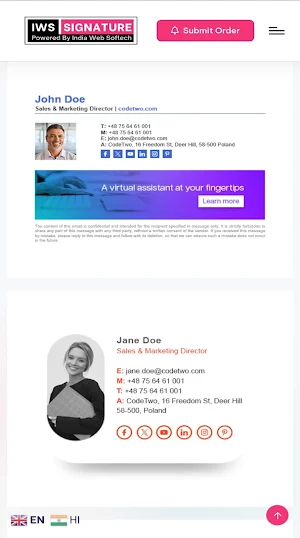 Email Signature Maker Screenshot 1