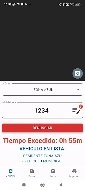 AparcaMurcia CONTROL Screenshot 2