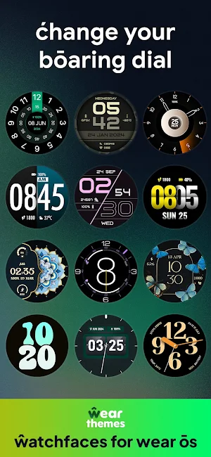 WearThemes Watch BG AOD Widget Screenshot 2