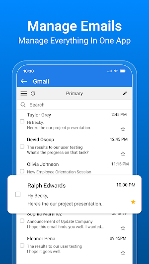 Universal email: All Accounts Screenshot 2
