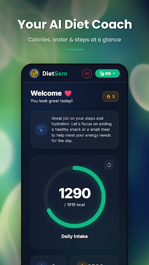 DietSem – AI Diet & Nutrition Screenshot 0
