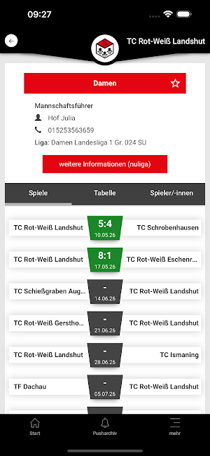 TC Rot-Weiß Landshut Screenshot 2