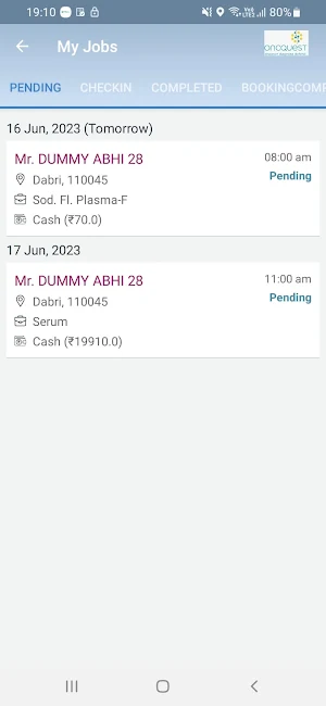 Oncquest Phlebo Screenshot 2