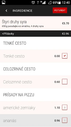 Pizzeria Nataly Košice Screenshot 1