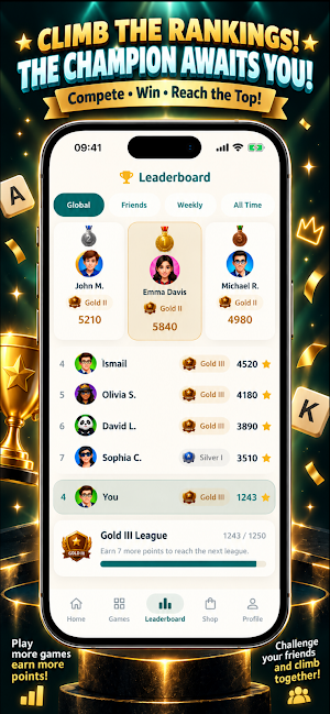 Wordigo: Multiplayer Word Game Screenshot 2