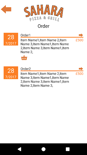 DemoSahara Pizza And Grill Screenshot 1