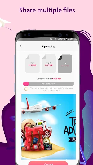 Link File Share: Send via link Screenshot 1