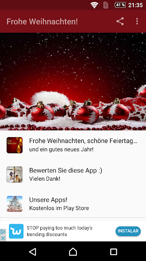 Frohe Weihnachten und ein glückliches neues Jahr! Screenshot 0