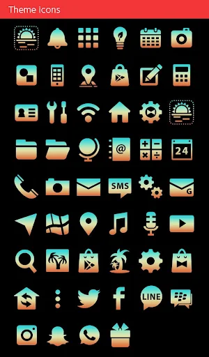 Tequila Sunrise Theme Screenshot 3