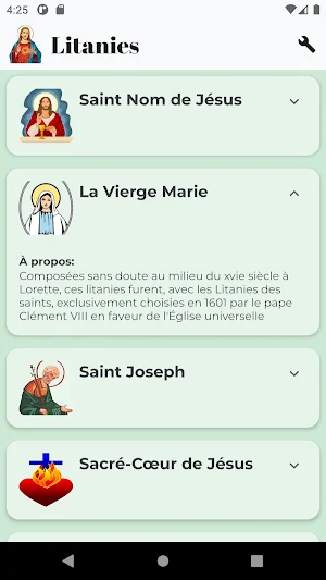 Les Litanies catholiques Screenshot 3