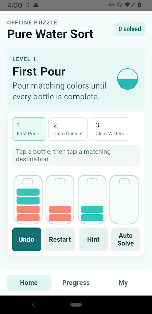 Pure Water Sort Screenshot 0