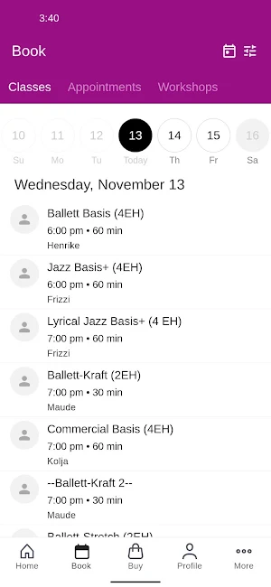 Tybas Dance Center Screenshot 1