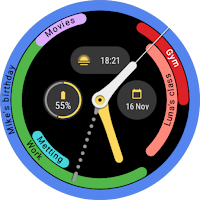 DS H008 - Calendar watch face