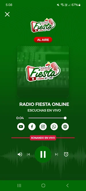 Radio Fiesta Online Screenshot 2