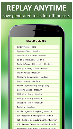Create Any Quiz Screenshot 3