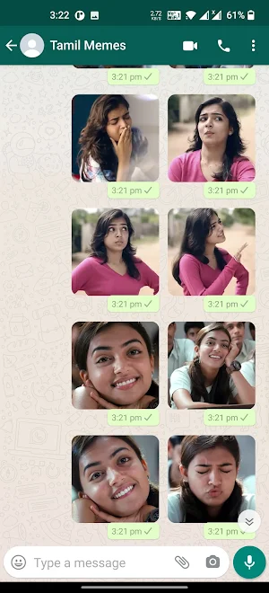 Nazriya Stickers | WAStickerApps Screenshot 0