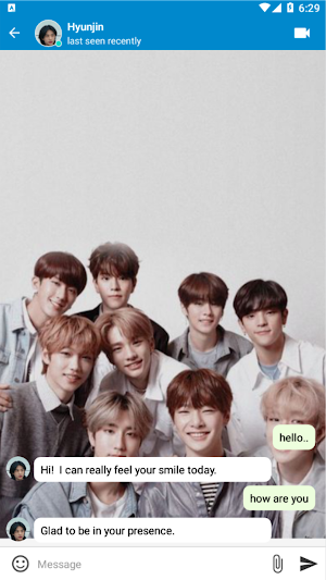 Stray Kids Chat & Video Call Screenshot 1