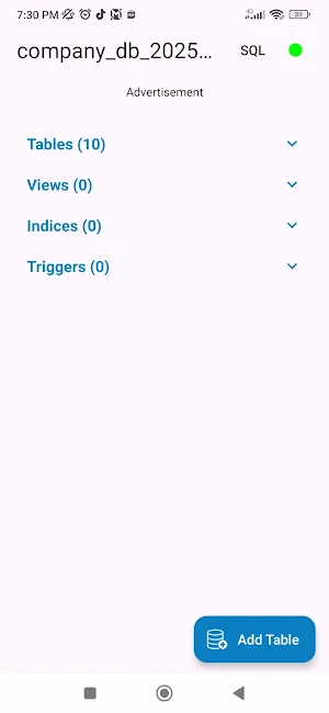 SQLite Database Commander Screenshot 1