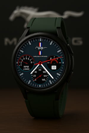 Mustang 2025 watch face Screenshot 2